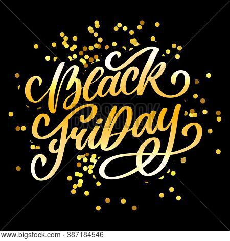 Black Friday Calligraphic Designs Retro Style Elements Vintage Ornaments Sale, Clearance Vector Lett
