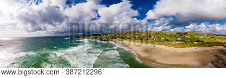 Hellesto Beach on sunny day, outside Stavanger, Norway