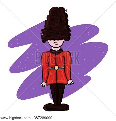 Guardsman. London Vector England Traditional. Illustration For Any Design.