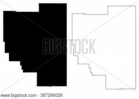 Marion County, Mississippi (u.s. County, United States Of America, Usa, U.s., Us) Map Vector Illustr