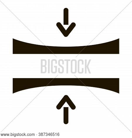 Diaper Thin Layer Glyph Icon Vector. Diaper Thin Layer Sign. Isolated Symbol Illustration