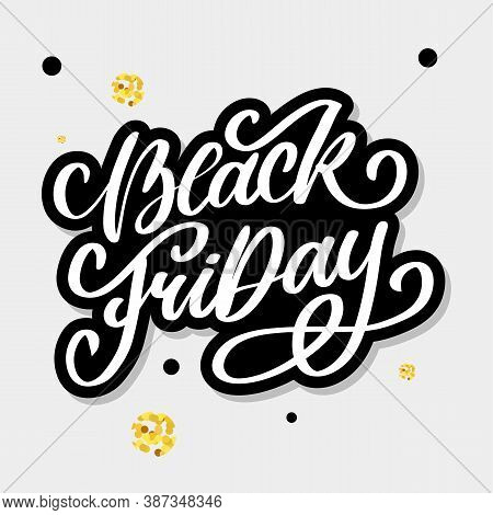 Black Friday Calligraphic Designs Retro Style Elements Vintage Ornaments Sale, Clearance Vector Lett