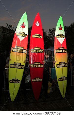 LOS ANGELES - 18 ott: Atmosfera presso il 'Chasing Mavericks' - Los Angeles Premiere al Pacifico Theate