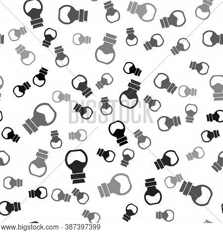 Poison In Bottle Icon Isolated On White Background. Bottle Of Poison Or Poisonous Chemical Toxin. Ve