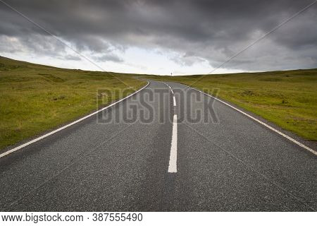 The A4069 Known As Mountain Road In The Black Mountain In South Wales Uk Often Used In A Popular Tv 