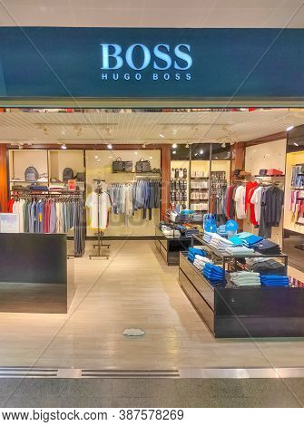 Borispol, Ukraine - September 6, 2020: A Boss Store At Borispol, Ukraine On September 6, 2020. Based