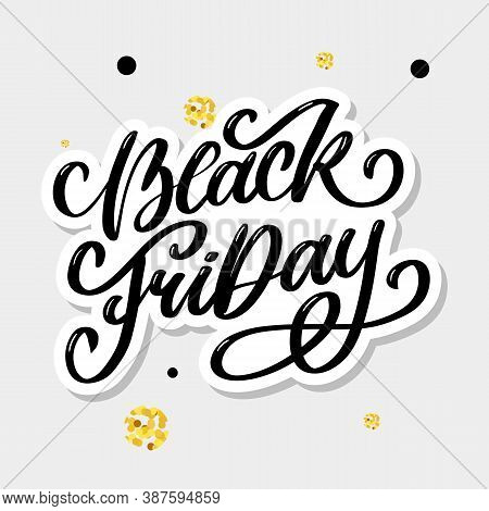 Black Friday Calligraphic Designs Retro Style Elements Vintage Ornaments Sale, Clearance Vector Lett
