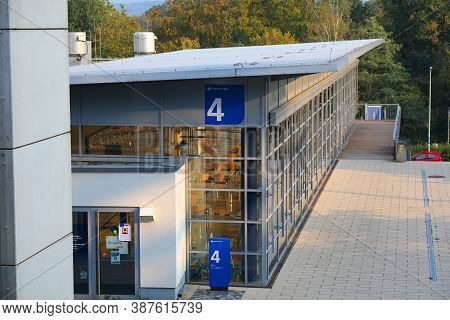 Hagen, Germany - September 16, 2020: University Of Hagen In Germany. The University Is Also Known As