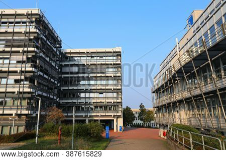 Hagen, Germany - September 16, 2020: University Of Hagen In Germany. The University Is Also Known As