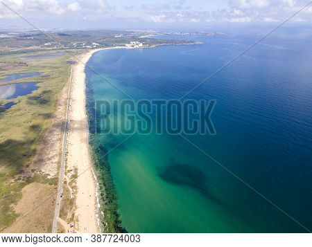 Amazing Aerial View Of Arkutino Region, Burgas Region, Bulgaria