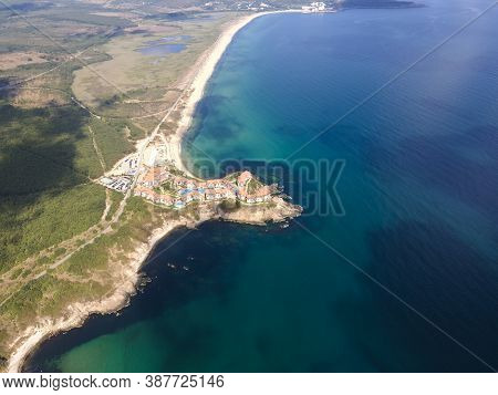 Amazing Aerial View Of Arkutino Region, Burgas Region, Bulgaria