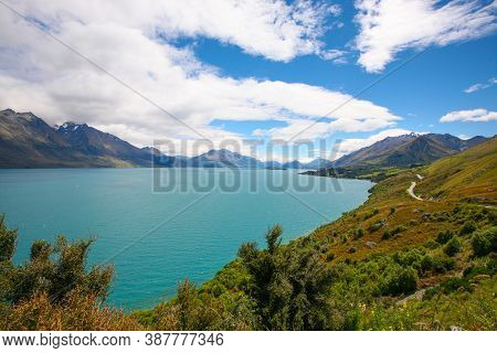 Lake Wakatipu Is An Inland Lake (finger Lake) In The South Island Of New Zealand. It Is In The South