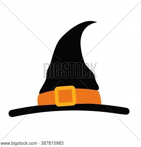 Isolated Hat Witcher Halloween October Scary Icon- Vector