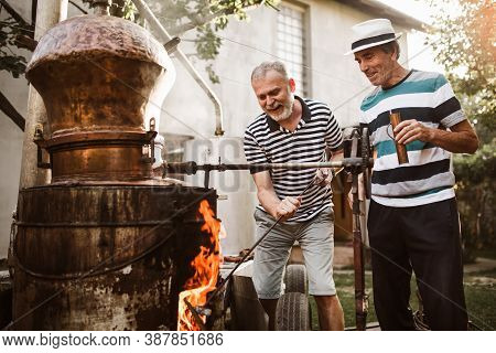 Traditional Home Made Distillery For Making Brandy
