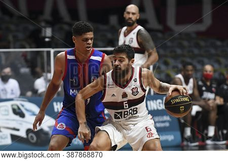 Rio, Brazil - October 01, 2020: Franco Balbi Player In Match Between Flamengo 0 And 2 Municipal By R