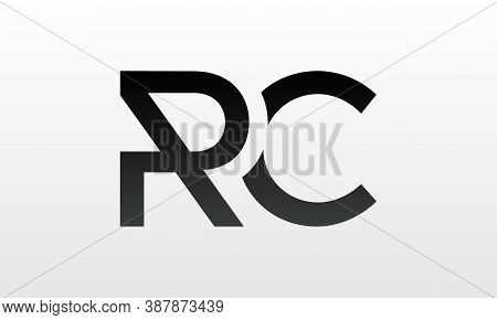 Initial Rc Letter Logo With Creative Modern Business Typography Vector Template. Creative Letter Rc