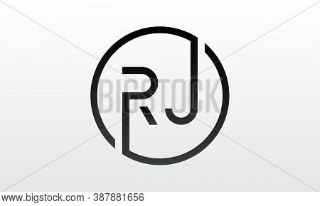 Initial Rj Letter Logo With Creative Modern Business Typography Vector Template. Creative Letter Rj 