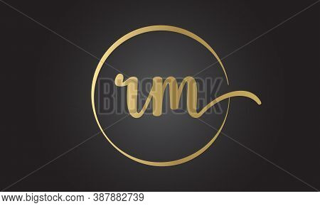 Initial Rm Letter Logo With Creative Modern Business Typography Vector Template. Creative Letter Rm