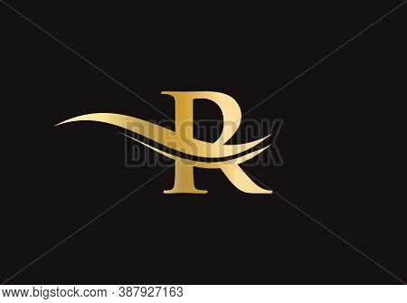 R Logo Design. R Logo For Luxury Branding. Elegant And Stylish Design For Your Company.