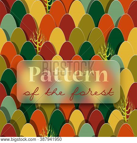 The Colorful Pattern Of An Autumn Forest