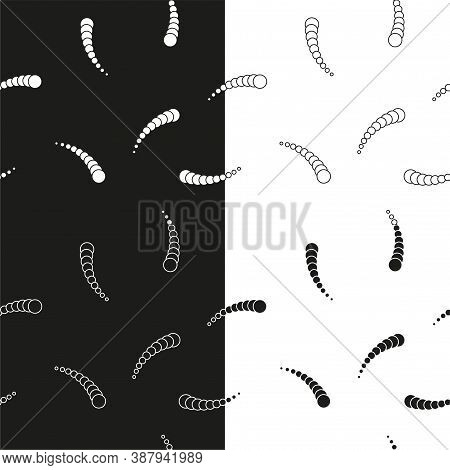The Minimalist Black And White Crawled Pattern.