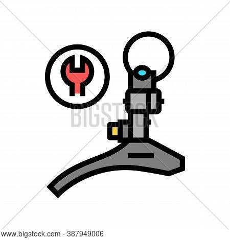 Switch Front Adjustment And Replacement Color Icon Vector. Switch Front Adjustment And Replacement S