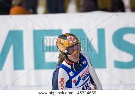 SOELDEN, AUSTRIA -OCT 25: Chiara Costazza ITA w wyścigu slalom gigant kobiet w Retta