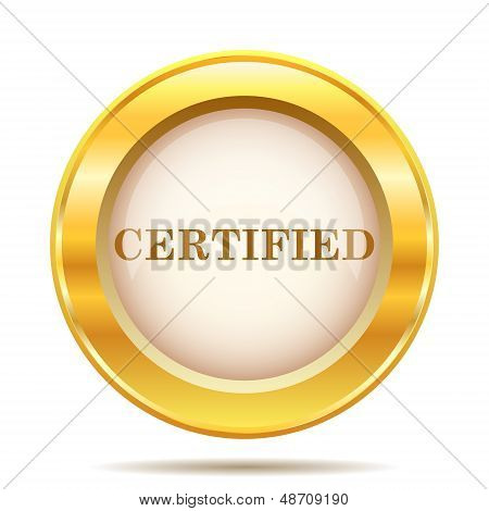 Icono brillante oro