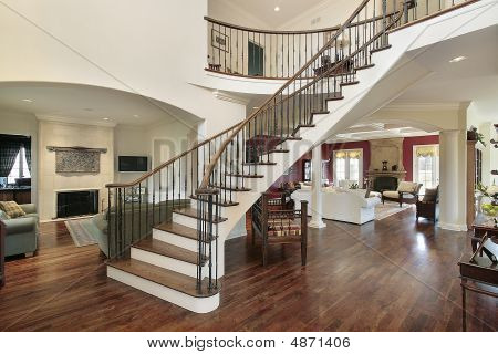 Foyer In Open Floor Plan