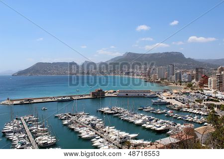 View Over Calp (spain)