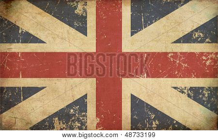 Union Jack 1606ï¿½1801 (the King's Colours) Flat Aged
