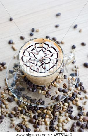 Vertical Latte Art
