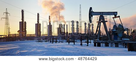 Pompa Jack e raffineria di Grangemouth.