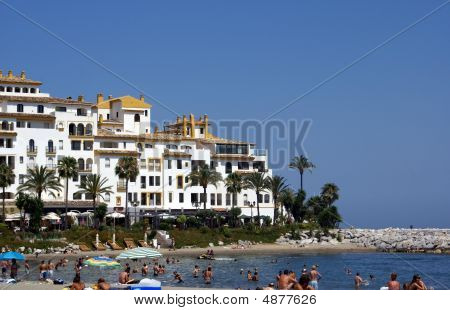 Strand von Marbella, Andalusien, Spanien