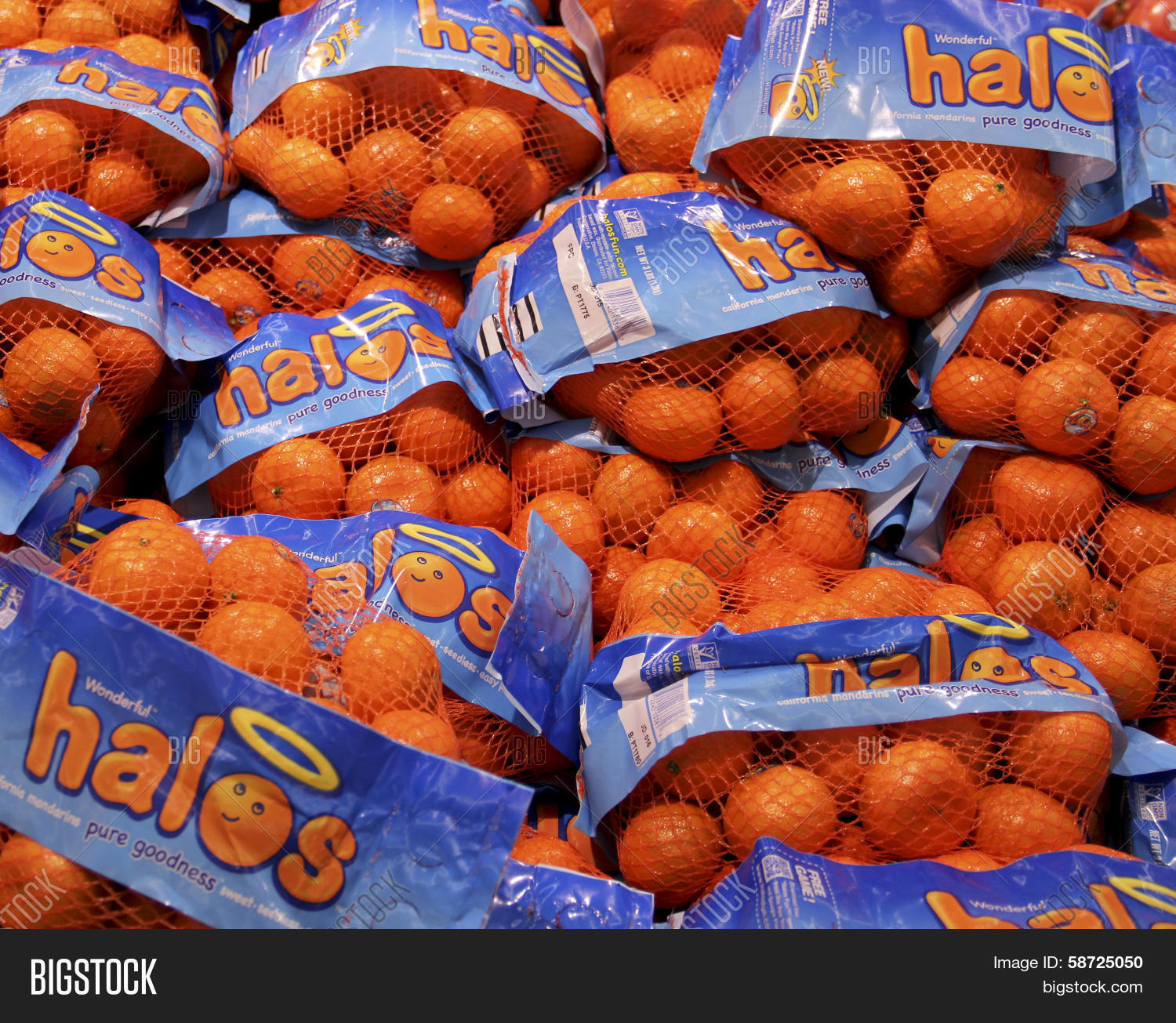 Bags Halo Mandarins Image & Photo (Free Trial) | Bigstock