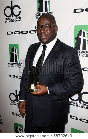 Steve McQueen at the 17th Annual Hollywood Film Awards Arrivals, Beverly Hilton Hotel, Beverly Hills, CA 10-21-13