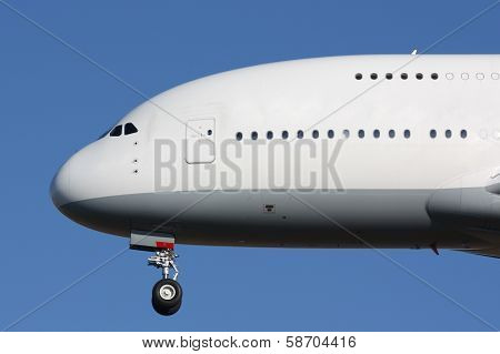Nose of plane