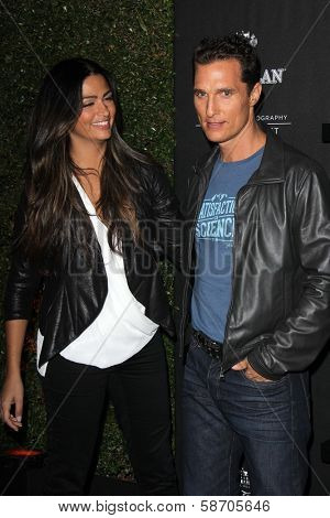 Camila Alves and Matthew McConaughey at the Macallan Masters of Photography Featuring Elliott Erwitt, Leica Gallery, Los Angeles, CA 10-24-13