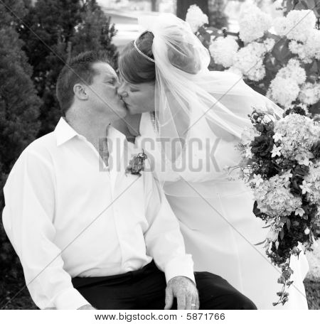 Just Married Kisses