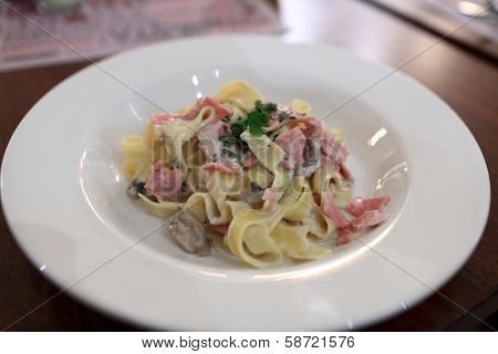 Plate Of Fettuccini