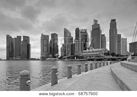 Cloudy Day In Singapore