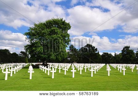 World war two cemetry in France, Europe