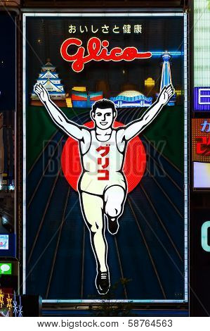 Glico Man billboard in Osaka