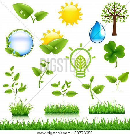 Ecology Symbols Set