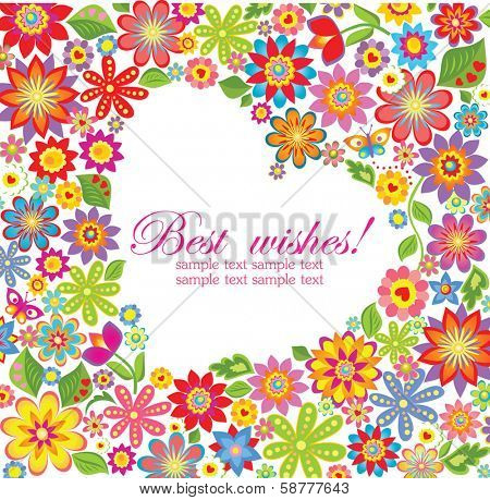 Greeting frame