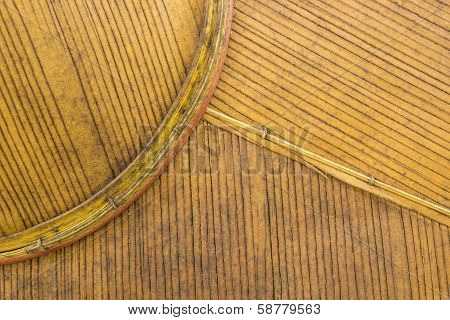 Pattern of wide-brimmed rain hat