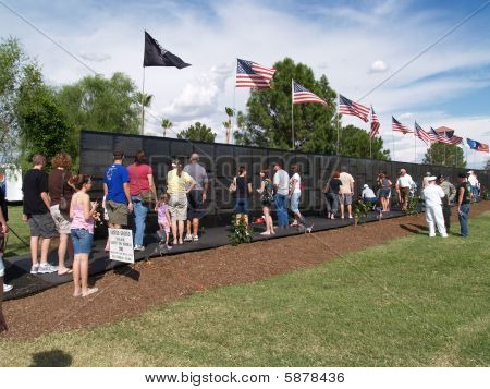 Réplica del monumento de la guerra de Vietnam