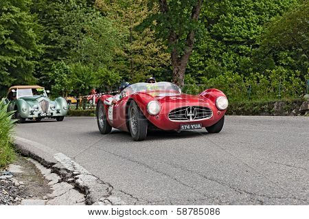 Racing Car Maserati In Mille Miglia 2013