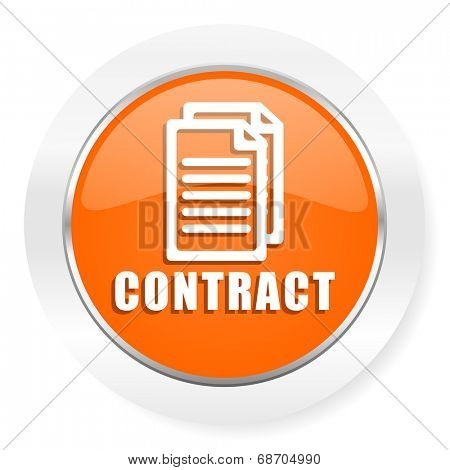 contract orange computer icon
