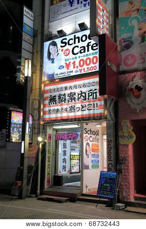 Nanba Osaka night life Japan